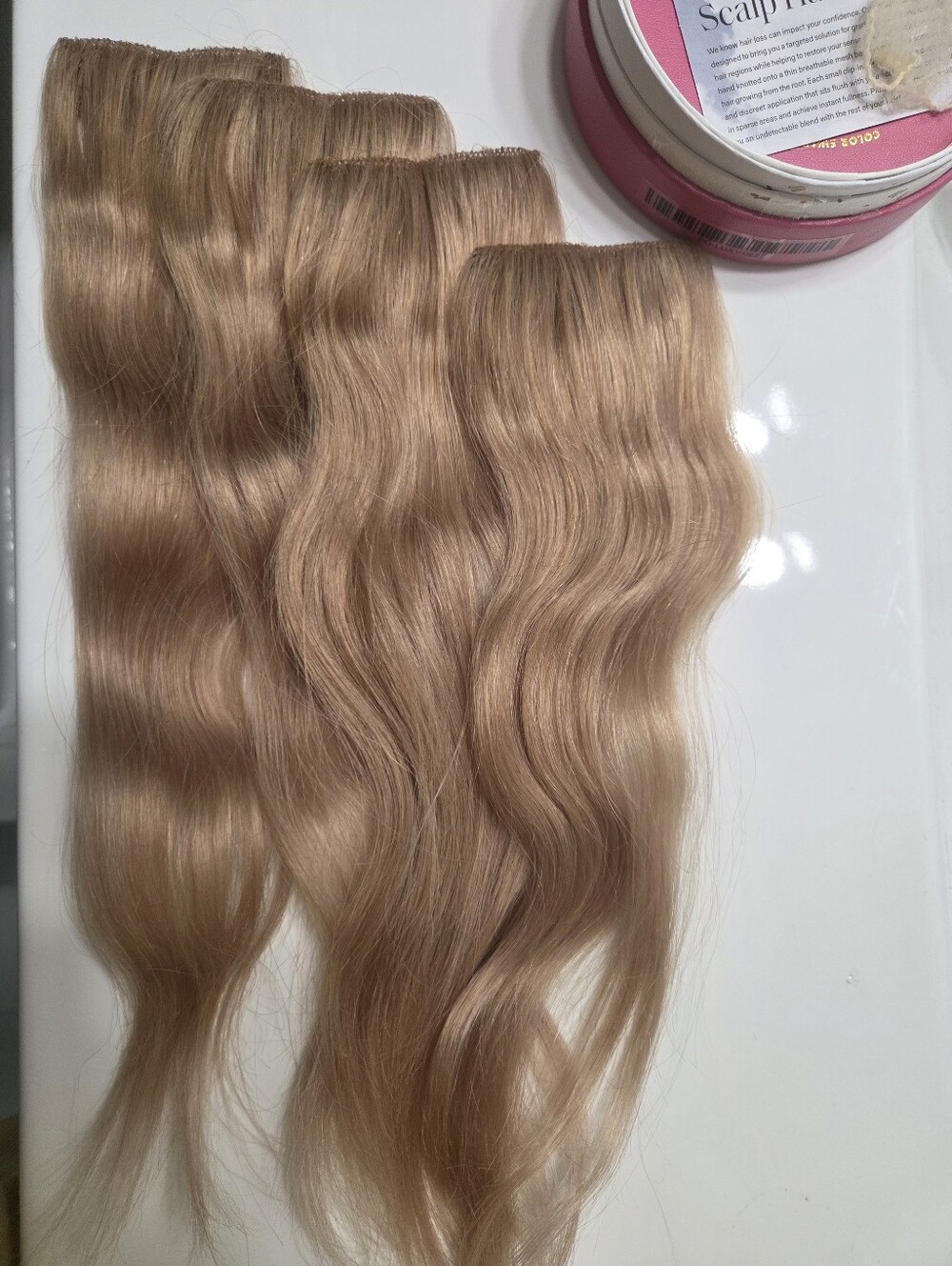 LIKE NEW Dirty Blonde Scalp Fill Ins